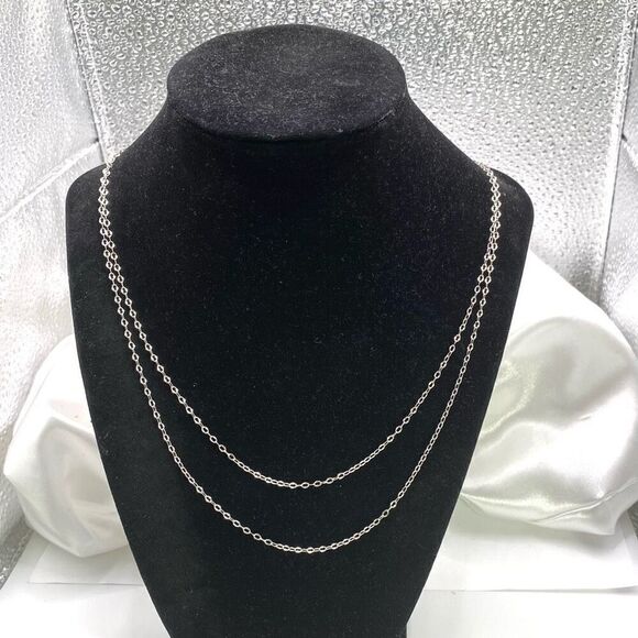 ALM Extra Long Sterling Silver 42” Link Chain - Picture 3 of 9